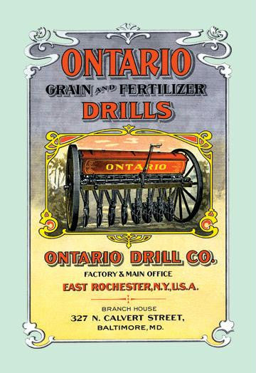 Ontario Drill Co. 12x18 Giclee on canvas