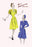 Knee-Length Dresses in Blue and Yellow 12x18 Giclee on canvas