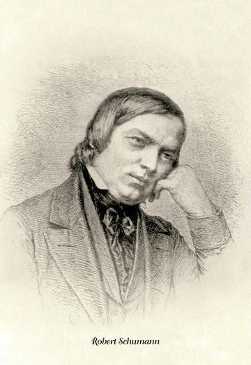 Robert Schumann 12x18 Giclee on canvas