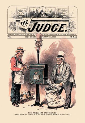 Judge: The Unwilling Confederate 12x18 Giclee on canvas