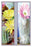 Flower  Cactus  and Flower 12x18 Giclee on canvas