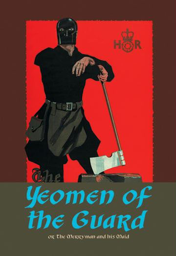 The Yeomen of the Guard - The Executioner 12x18 Giclee on canvas