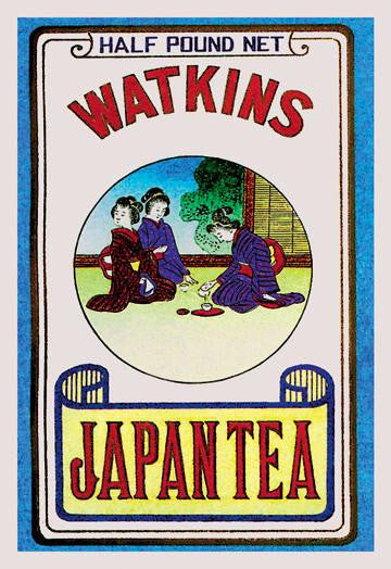 Watkins Japan Tea 12x18 Giclee on canvas