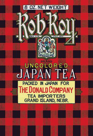 Rob Roy Brand Tea 12x18 Giclee on canvas