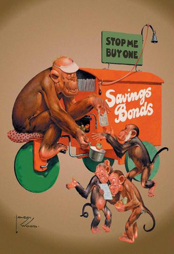 Buy Savings Bonds 12x18 Giclee on canvas