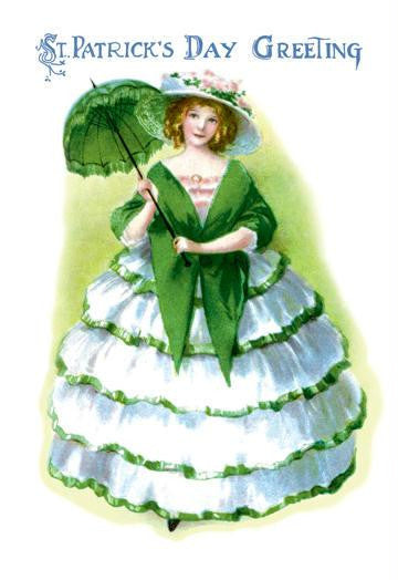 St. Patrick&#39;s Day Greeting 12x18 Giclee on canvas