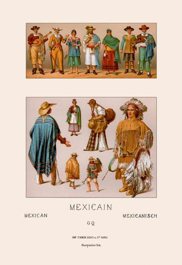 Clothing of Mexico 12x18 Giclee on canvas