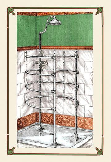 A Shower Stall 12x18 Giclee on canvas