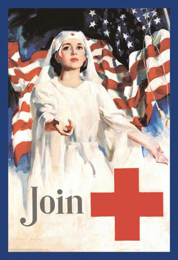 Join  American Red Cross 12x18 Giclee on canvas