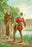 Friar Tuck and Robin Hood 12x18 Giclee on canvas