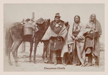 Cheyenne Chiefs 12x18 Giclee on canvas