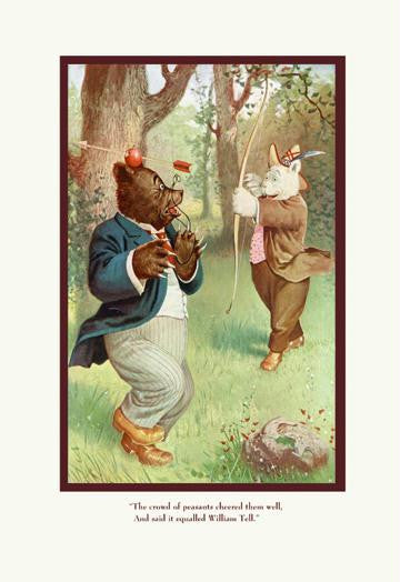 Teddy Roosevelt&#39;s Bears: William Tell 12x18 Giclee on canvas