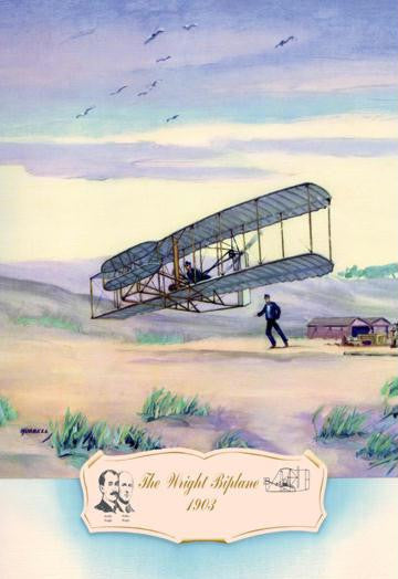 The Wright Biplane  1903 12x18 Giclee on canvas