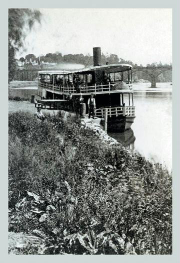 Riverboat 12x18 Giclee on canvas