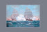 U.S. Navy: Frigate 12x18 Giclee on canvas