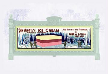 Neilson&#39;s Ice Cream 12x18 Giclee on canvas