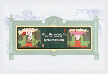 William E. Harmon & Co. Real Estate 12x18 Giclee on canvas