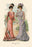 Afternoon Gowns #1 12x18 Giclee on canvas