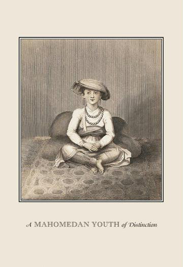 A Mahomedan Youth of Distinction 12x18 Giclee on canvas