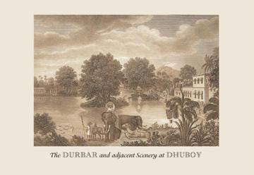 The Durbar 12x18 Giclee on canvas