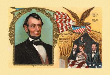 Assassination of President Lincoln 12x18 Giclee on canvas