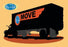 The Move Truck 12x18 Giclee on canvas