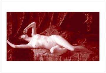 Nude at Rest 12x18 Giclee on canvas