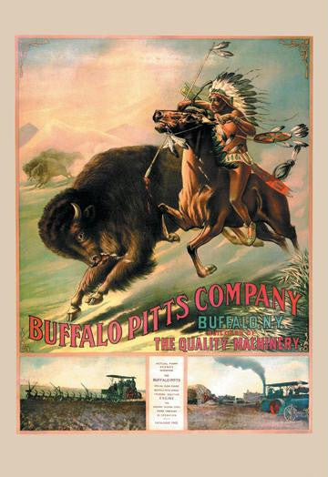 Buffalo Pitts Company  Buffalo  NY 12x18 Giclee on canvas