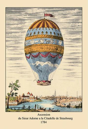 Ascension - Citadelle de Strasbourg  1784 12x18 Giclee on canvas