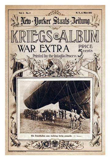 Kriegs Album: War Extra 12x18 Giclee on canvas