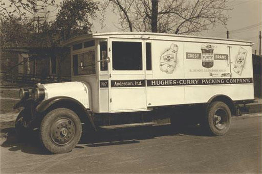 Hughes-Curry Packing Co. Truck #1 12x18 Giclee on canvas