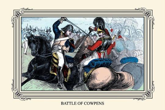 Battle of Cowpens 12x18 Giclee on canvas