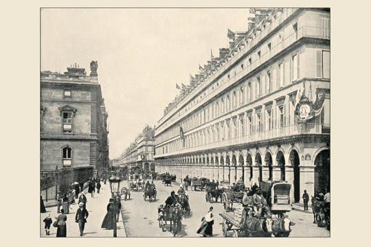 The Rue de Rivoli 12x18 Giclee on canvas