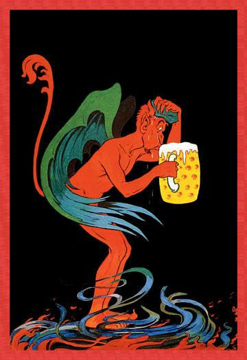 Biere au Diable 12x18 Giclee on canvas