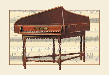 Spinet 12x18 Giclee on canvas