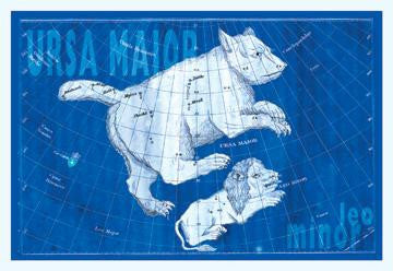 Ursa Major and Leo Minor #3 12x18 Giclee on canvas