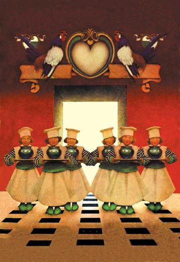 The Cooks&#39; Helpers 12x18 Giclee on canvas