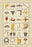 Heraldic Symbols - Wool Card  Jersey Comb  et al. 12x18 Giclee on canvas