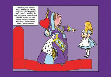 Alice in Wonderland: The Queen of Hearts 12x18 Giclee on canvas