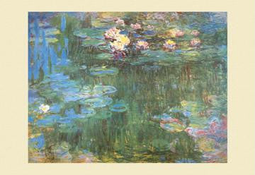 Waterlilies  1918 12x18 Giclee on canvas