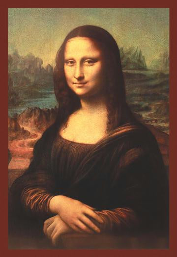 Mona Lisa 12x18 Giclee on canvas