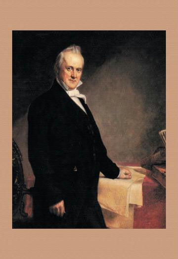 James Buchanan 12x18 Giclee on canvas