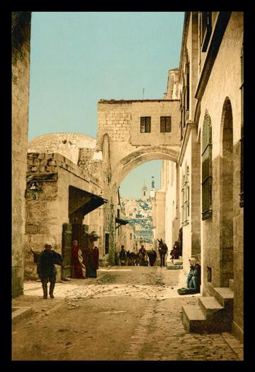 The Arch of Ecce Homo 12x18 Giclee on canvas