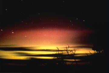 Aurora Australis on Kangaroo Island 12x18 Giclee on canvas