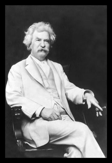 Mark Twain 12x18 Giclee on canvas