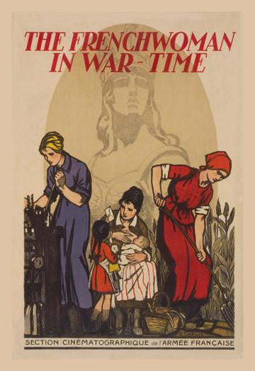 The French Woman in War-Time 12x18 Giclee on canvas