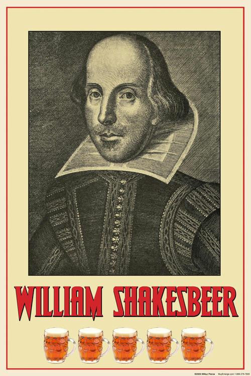 William Shakesbeer 12x18 Giclee on canvas