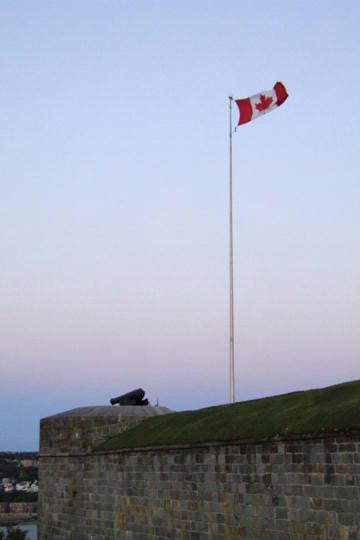 Silent Guns of the Quebec Citadel 12x18 Giclee on canvas