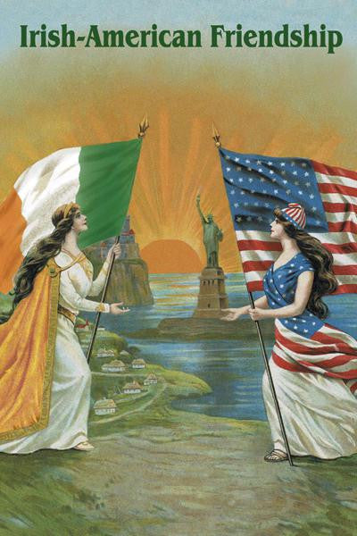 Irish American Friendship 12x18 Giclee on canvas