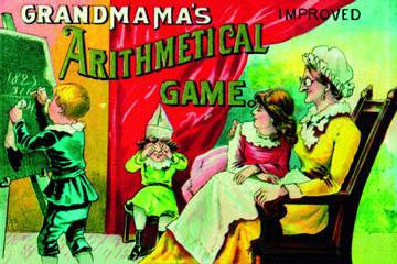 Grandma&#39;s Arithmetical Game 12x18 Giclee on canvas